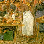 Camille Pissarro - The Pork Butcher, 1883, Tate Gallery, London.