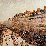 Камиль Писсарро - Марди-Гра на бульварах (Последний день карнавала перед постом)(1897)
