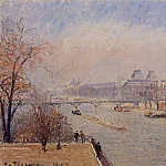 Камиль Писсарро - Лувр - мартовский туман (1903)
