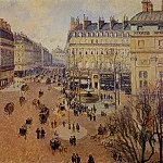 Камиль Писсарро - Площадь Французского Театра - послеполуденное солнце зимой (1898)