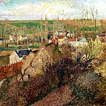Камиль Писсарро - Вид Осни недалеко от Понтуаза (1883)