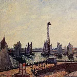 Камиль Писсарро - Внутренний порт и лоцманская пристань, Гавр (1903)
