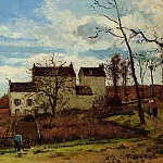 Камиль Писсарро - Весна в Понтуазе (1872)