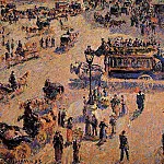Камиль Писсарро - Площадь Сен-Лазар (1893)