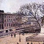 Камиль Писсарро - Министерство финансов и Академия, пасмурный день (1903)