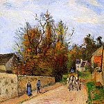 Camille Pissarro - The diligence 