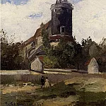 Камиль Писсарро - Телеграфная башня на Монмартре (1863)