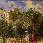 Камиль Писсарро - Сад в Понтуазе (1877)