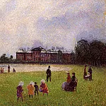 Камиль Писсарро - Сады Кенсингтон, Лондон (1890)