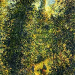 Камиль Писсарро - Тропа под деревьями, лето (1877)