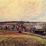 Камиль Писсарро - Деревня Эраньи (1885)