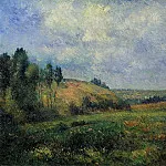 Камиль Писсарро - Пейзаж вблизи Понтуаза (1880)