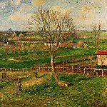 Камиль Писсарро - Landscape, Fields, Eragny. (1885)