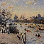 Камиль Писсарро - Лувр (1902)