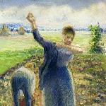 Камиль Писсарро - Работники в полях (1896-97)