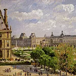 Камиль Писсарро - Площадь Каррузель, сады Тюильри (1900)