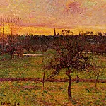Камиль Писсарро - Закат в Эраньи (1894)