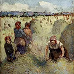 Камиль Писсарро - Заготовка сена (1895)