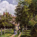 Камиль Писсарро - Сен-Мартен, вблизи Жизора (1885)