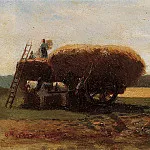 Камиль Писсарро - Жатва (1857)