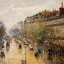 Камиль Писсарро - Бульвар Монмартр - весенний дождь (1897)