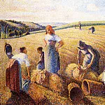 Camille Pissarro - The Gleaners. (1889)