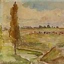 Camille Pissarro - Landscape at Osny. (1882-83)