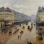 Камиль Писсарро - Авеню Оперы - впечатление от дождя (1898)