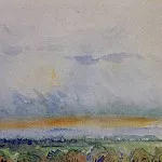 Камиль Писсарро - Эраньи, закат (1890)