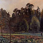 Камиль Писсарро - Капустное поле. Понтуаз (1873)