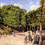 Камиль Писсарро - Городской сад в Понтуазе (1873)