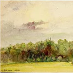 Камиль Писсарро - Пейзаж Эраньи (1890)