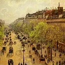 Camille Pissarro - Boulevard Montmartre - Spring. (1897)