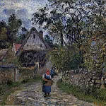 Камиль Писсарро - Деревенская дорожка (1880)