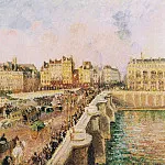 Camille Pissarro - Pont Neuf, Afternoon, Sunshine. (1901)