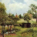Камиль Писсарро - Вид по ту сторону участка -Стэмфорд Брук- общинной земли (1897)