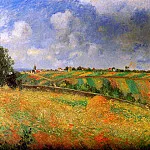 Camille Pissarro - Les seigles Pontoise 