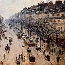 Camille Pissarro - Boulevard Montmartre - Winter Morning. (1897)
