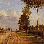 Камиль Писсарро - Дорона в Ракенкур (1871)