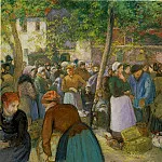 Камиль Писсарро - Рынок домашней птицы (1885)
