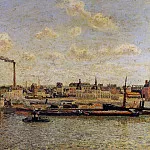 Камиль Писсарро - Руан, Сен-Север - День (1898)