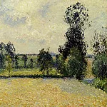Камиль Писсарро - Овсяное поле в Эраньи (1885)
