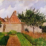Камиль Писсарро - Сад в Эраньи (этюд) (1899-90)