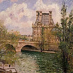 Камиль Писсарро - Павильон -Флора- и Королевский мост (1902)