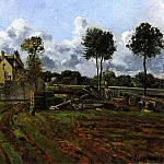 Камиль Писсарро - Пейзаж у Понтуаза (1873)