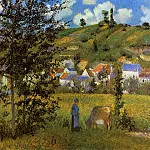 Camille Pissarro - Chaponval landscape 
