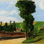 Камиль Писсарро - Пейзаж в Понтуазе (1873)
