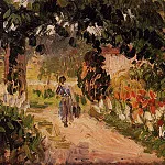 Камиль Писсарро - Сад в Эраньи (1899)