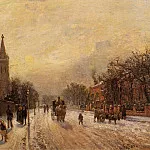 Камиль Писсарро - Церковь Всех Святых, Верхний Норвуд (1871)