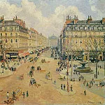 Камиль Писсарро - Авеню л Опера, солнечное утро 1898